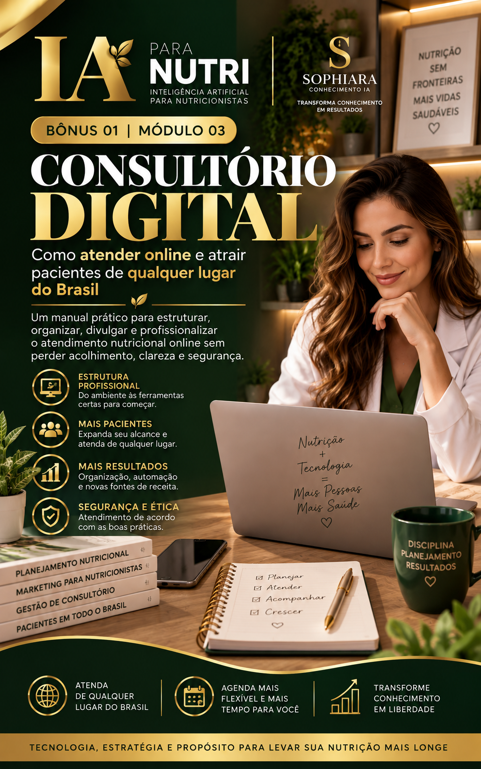 Capa do material Consultório Digital