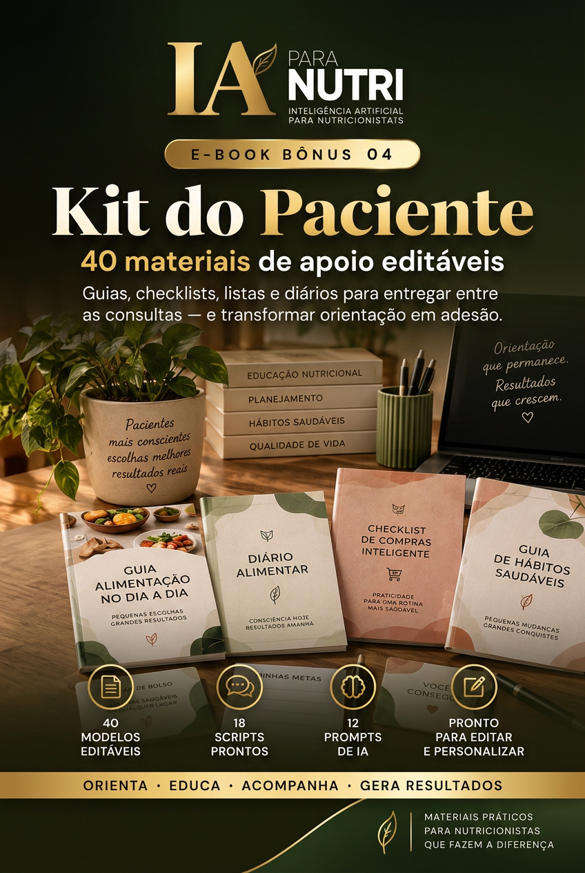 Capa do material Kit do Paciente