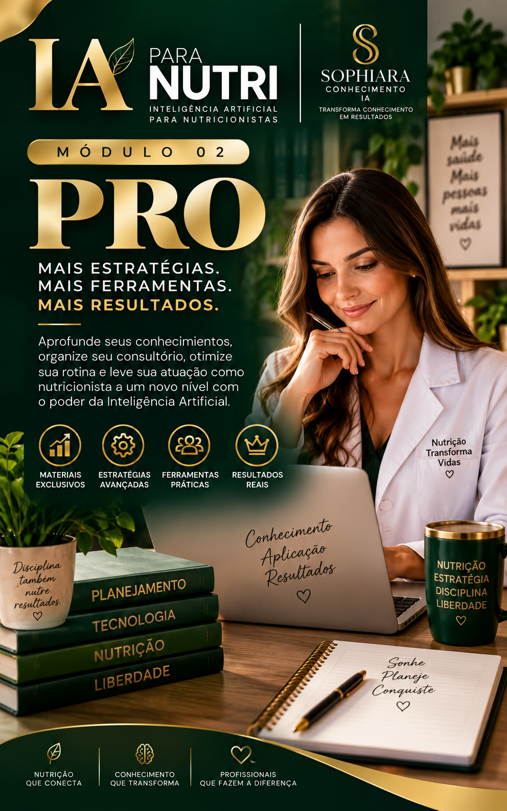 Capa oficial do plano Pro — IA PARA NUTRI