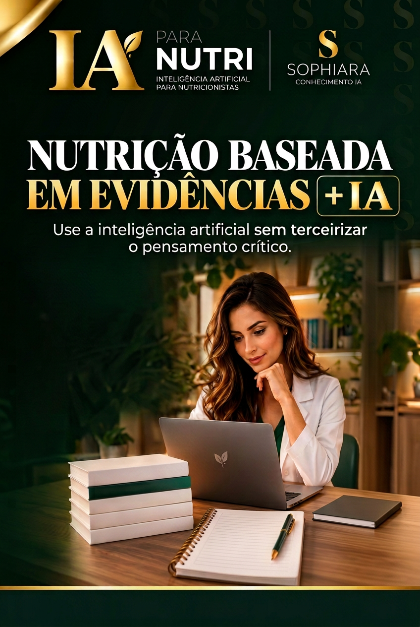 Capa do material Nutrição Baseada em Evidências + IA